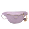 Evening Bags Women Bag 2022 Candy Color Waist Fashion Chain Banana Brand Belt Pack PU Leather Chest Luxury BagsEvening