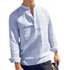 Camisetas para hombres Denim de papel y tela Camisas con botones para hombre Camisa de vestir de esmoquin Vestido de corte atlético con cuello blanco Men's242R