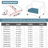 Жаккардовый водонепроницаемый подушка сиденья Эластичный серый диван для мебели для гостиной Петса -животные дети съемные 220615