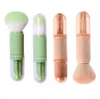 4 In 1 Telescopic Makeup Brushes Eyeshadow Eyeliner Lip Cosmetic Brush Kit Portable Stretch Eye Make up Brush Beauty Tool