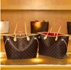 2021 Luxury designer 2 Set high qulity classic luxury womens handbags+wallet flower ladies shopping tote PU