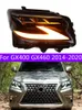 Luci a LED per auto per GX400 GX460 20 14-20 20 Fari a matrice di cristallo LED DRL Indicatori di direzione dinamici Lampada abbagliante