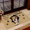 Teppiche Clocl Haustierhund Stockfoto 3D bedrucktes Tier für Home Innenraum Schlafzimmer Toilette Rutschfeste Küchenmatten 40x60cm Drop