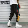 Jogger Männer Cargo Hosen Hip Hop Streetwear Casual Hosen High Street Elastische Taille Harem Techwear Multi 220719