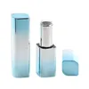 Packing Empty Bottle New Products 12.1mm Calibre DIY Square Shape Gradient Pink Blue Red Green Lipstick Tube Refillable Cosmetic Portable Packaging Container