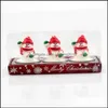 Bougies Décor À La Maison Jardin Fournitures Créatives Sans Fumée Joyeux Noël Décoration Pour Ornement Décorations De Noël Accessoires Drop Delivery 2