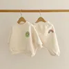 Neonati maschi Vestiti per bambina Set per bambini Bambini Completi per bambini Felpa con stampa a maniche lunghe con stampa arcobaleno Top + Pantalone casual 2 pezzi 220326