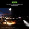 4000mAh Induction Bicycle Front Light Set USB Rechargeable Smart Headlight Avec Klaxon 800 Lumen LED Bike Lamp Cycling FlashLight 220721