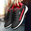 Men Sneakers Fashion Casual Shoes Breathable Lace Up Vulcanized Shoes Spring Leather Shoes Men Zapatos Chaussure Homme Plus Size 220330