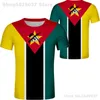 Mozambique T Shirt Free Custom Made Nut Numer MOZ T-Shirt Nation Flag MZ Republic Portugaless College Print Po Odzież 220609