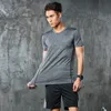 Тренажеры для одежды фитнеса футболка мужчина мода негабаритная футболка