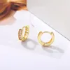 Hoop Huggie Vintage Gold Geometric Women's Earrings Set Fashion Pearl Circle For Women Broncos 2022 Trend Female Jewelry Giftshoop