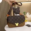 Portemonnee Koop Mode Hoge Sense Bloem Riem Strap Schoudertas Dames Nieuwe Muntstuk Portemonnee Veelzijdige Populaire Gedrukte Messenger Bag