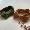 5 pçsset bebê bandana nascido meninas arco turbantes para bebês cabo de malha headbands criança faixas de cabelo acessórios do vintage adereços 22047618081