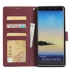 Skórzane skrzynki dla Samsung Galaxy S21 S20 S10 S9 S8 Plus Ultra Lite S7 S6 Edge S5 S20FE S10E / Plus Wallet Case do Uwaga 20 10 9 8