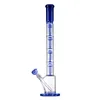 18 mm vrouwelijk gewricht zwart blauwe waterpijpbodems grote bong 4 lagen perc 6 armbomen dab olieligingen hoge bongs 5 ​​mm dik met bwol diffuse downstem wp21101