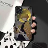 Kimetsu No Yaiba Demon Slayer Anime Phone Cases matte transparente Para iphone 7 8 11 12 plus mini x xs xr pro max capa AA220326
