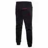 Męskie spodnie męskie sporty biegowe z kieszeniem zamkiem elastyczność długie spodnie Tracksuit Fitness trening Joggers Trening Gym Sweatpants 220826