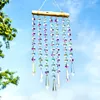 HD Hanging Window Suncatcher Rainbow Maker Vetro Cristallo Mobile Campanelli eolici con prismi AB Drops Home Wall Art Decoration Gift 220426