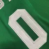 Classic Retro Authentic Embroidery 1985-86 Basketball 33 Larry Bird Jersey Vintage Green 5 Kevin Garnett 0 Jayson Tatum 20 Ray Allen Real Stitched Breathable Sport
