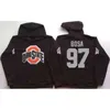 Mthl 15 Elliott Ohio State Buckeyes هوديي 97 بوسا 2 كارتر 4 صموئيل 12 C.Jones 16 باريت B.Miller NCAA College Football Jersey