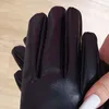 HBP Winter and Autumn Women039S PU LEATHER GELSHES FULL Finger Metal Warm Mittens 2208011572567