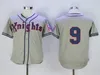 Men Movie Baseball Jerseys Milwaukee Beers 17 Doug Remer 44 Joe Coop Cooper Stitched Gray White New New York Knights 9 Roy Hobbs Jersey Size S-XXXL