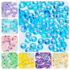 Decorações de arte na unha Decorações a granel Jelly Ablatback Resin Rhinestones em caixa Cabine Cabol Cor 3D Diy Deco Bling Supplies for para