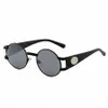 Модные солнцезащитные очки Классические дизайнерские солнцезащитные очки для мужчин и женщин Круглые Adumbral Полный кадр 8 цветов Дополнительно Высочайшее качество