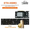 Płyty główne ETH-HSW3 ETH Wydobycie płyta główna 8 GPU 67 mm Szybkie rozpraszanie ciepła Płytka Ethereum Crypto Miner Rigmotherboards Mothe