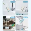 Soap Dishes Dish Holder Leaf Shape With Diversion Hole 45° Scientific Angle Box Shower Storage Plate Gadgets#01