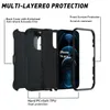 3in1 Armor Hybrid Protgged Proped Cases Case Defend Defend Defend for iPhone 12 13 14 15 Pro Max Samsung S22 S21 SCHRACHPROOK