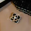 Korean Pearl Flower Brooches Lapel Pins Rhinestones Crystal Badge Fashion Jewelry Gifts for Women Accessories