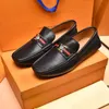 A1 Italian Genuine Leather Shoes Men Loafers Casual Dress Shoes Luxury Brands Soft Man Moccasins Comfy Slip On Flats Boat Shoe Size US 6.5-12