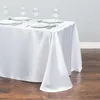Rectangle Satin Tablecloth Wedding For el Banquet Party Events Decoration Table Cover Topper Overlay 220629