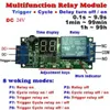 Integrierte Schaltungen 5V / 12V / 24V LED-Infinite-Zyklus-Verzögerungszeit-Timer-Steuerungsrelais auf AUS-Schalter