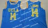 Nuova maglia da basket UCLA Bruins College Kevin Love Lonzo Ball Russell Westbrook Zach LaVine Reggie Miller Bill Walton cucita bianco blu