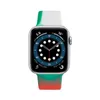 Apple Watch Serisi için Yumuşak Silikon Kayış Bandı 7 6 2 3 4 5 Iwatch 45mm 41mm 38mm 42mm 40mm 44mm bileklik çift renk