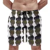 Męskie spodenki Arlert Arlert wsparcie emocjonalne silne woli side men wzór plażowy spodnie drukowane nadmierne pływanie pni