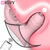 Niewidoczne noszenie języka Licking Vibrator Anal Vagina Clortis Stimulator 2 w 1 Oral App Control Seksowne zabawki dla kobiet