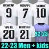 Benzema Soccer Jerseys 22 23 Kirt de football Vini Jr Camavinga 120th Y-3 Alaba asensio Modric Marcelo Final 2022 2023 Camiseta Men Kids Kit Kit Uniforms Calcio