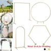 Nieuw!! Party Decoratie Iron Circle Wedding Arch Props Achtergrond enkele bloemen Outdoor Lawn Door Rack Verjaardag