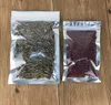 Delta8 Gummies Packaging Bags Aluminum Foil Clear Front Resealable edibles bag Self Seal with Zipper lock