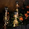 Strängar trådsträngslampor utomhusfest bröllop heminredning formad kork ljusproppslampa för vinflaska diy dekolerad