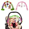 Baby Rattles Sponge Stroller Toy Bed Bell Toy Newborn Travel Play Arch Stroller Crib Accessory Soft Cute Handbell Bed Hanging 2012276z