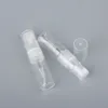 100pieces/parti 1 ml 2 ml mini parfym flaskglas spray påfyllningsbara tomma flaskor kosmetiska behållare bärbar parfymatomizer 220711