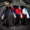 Jaquetas de masculino Hip Hop Patchets Jackets Men Spring Autumn Harajuku Color Block Windbreaker Casacos Moda Jaqueta Bomber Jaqueta Masculina 220912