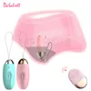 Trådlös vibrator äggkegelövare 10 cm Jump Remote Control Clit Massager för kvinnor vuxen sexig leksaksprodukt kärleksspel