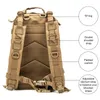 Homens Exército Mochila Tática Militar 1000D Poliéster 30L 3p Softback Outdoor à prova d'água Mochila Campo de camping Sacos de caça 220728