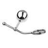 Uomini Wearable Cock Ring Anal Ball Butt Plug Pene BDSM Bondage Giocattoli sexy Cintura di castità Prodotti per adulti Fetish Hook257R